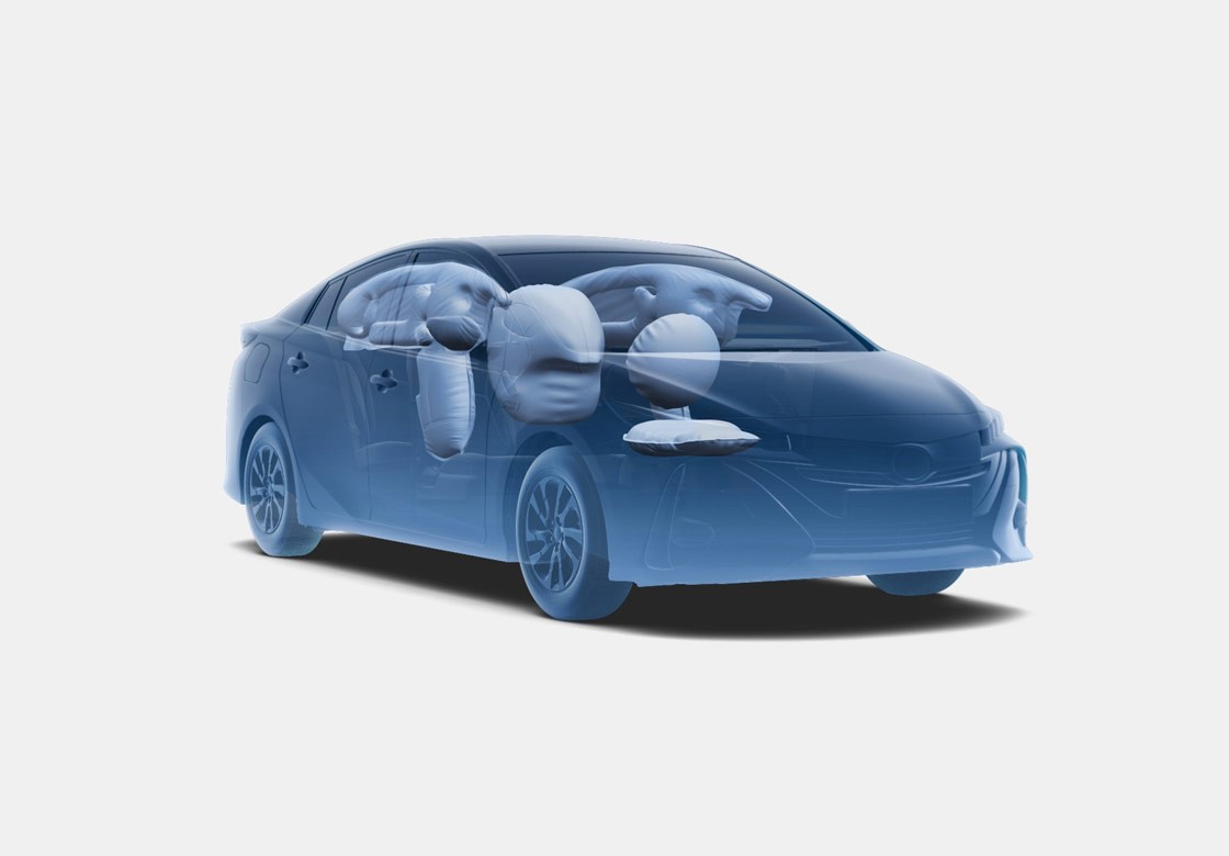 Toyota Prius Plugin Poduszki powietrzne 